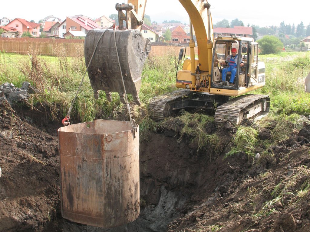 Asezarea colectorului geotermal vertical